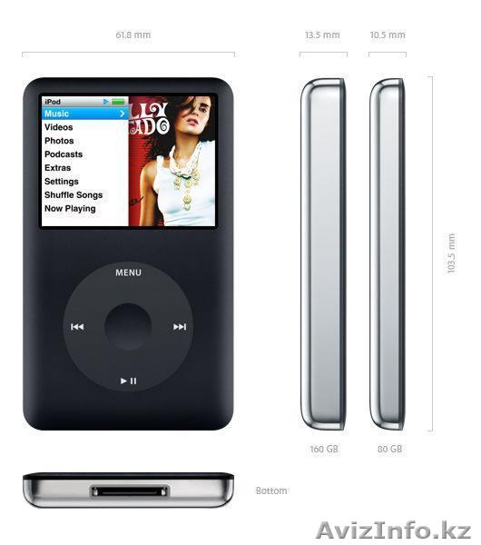  продаю iPod classik 80G памяти за 20 тысяч тенге - Изображение #1, Объявление #17788
