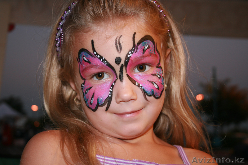 Аквагрим в алматы на все праздники - Изображение #1, Объявление #52270