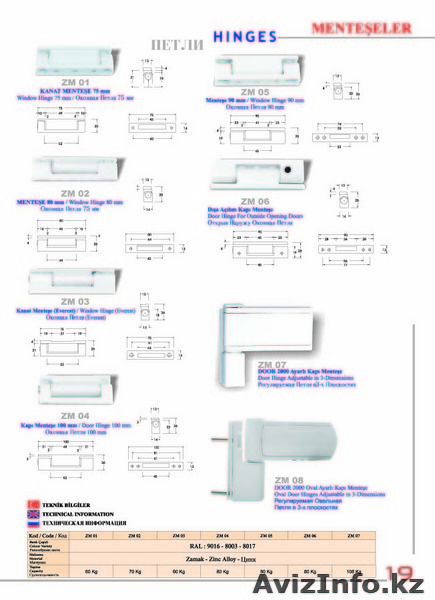 Производство Фурнитуры и Комплектующих для окон и дверей с ПВХ и Алюм. - Изображение #1, Объявление #95536