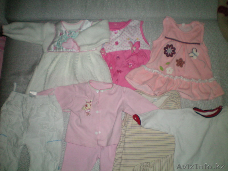 продаю б/у детские вещи на девочку от 0-9 месяцев - Изображение #1, Объявление #154055