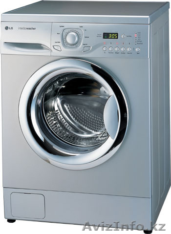 Стиральная машина б/у автомат Lg wd80155s, 85x60x34 см, Толе би - Ауэзова (Ŧ 30  - Изображение #1, Объявление #140969