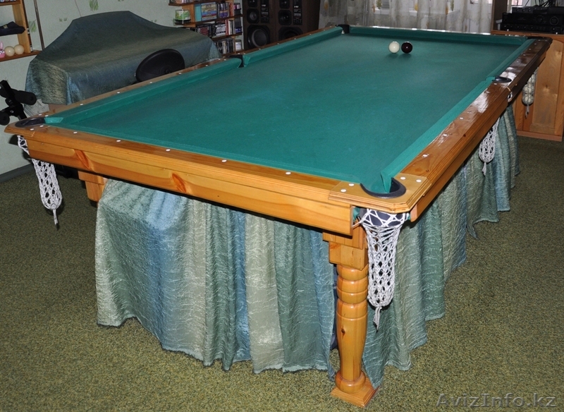 Продам (торг) бильярдный стол ручной работы дерево (аналогов нет ) 2500-1500 - Изображение #1, Объявление #157068