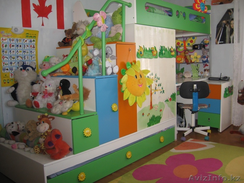 Детская двухярусная стенка-кровать - Изображение #1, Объявление #323484