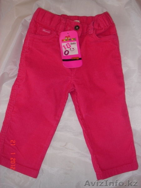 Детские штаны микро вельвет на дев., 18 мес, пр-во Турция - Изображение #1, Объявление #505856