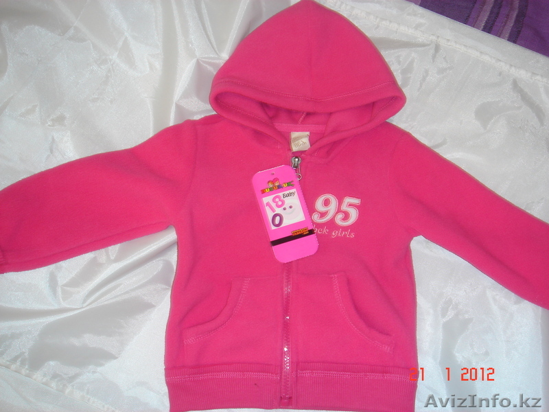 Детская кофта с капюшоном, пр-во Турция, на 18 мес - Изображение #1, Объявление #505830