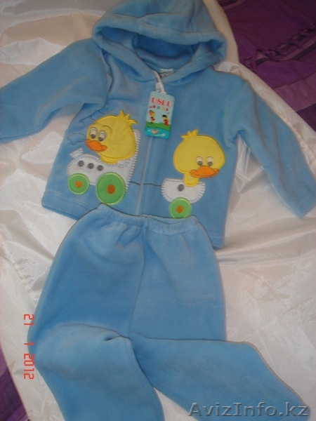 Флисовый синий костюм на 1,5-2 года, пр-во Турция - Изображение #1, Объявление #505848