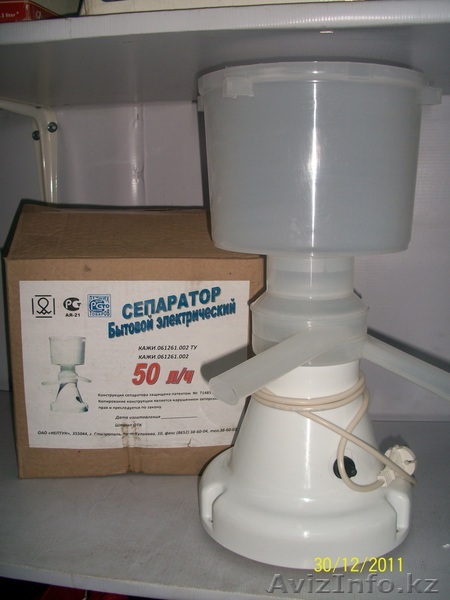 Сепаратор электрический «Нептун», электросепаратор, сливкоотделитель - Изображение #1, Объявление #523053