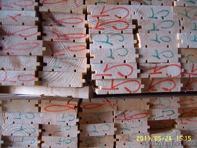 Брусок сухой строганный сосна, профилированный брус, имитация бруса, пр. России - Изображение #1, Объявление #639841