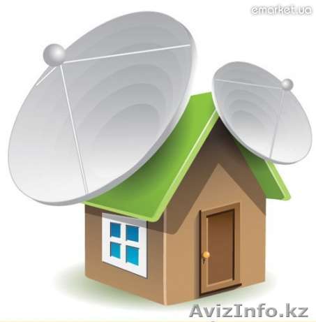 Спутниковое ТВ в Алматы . Ремонт , монтаж спутникового ТВ в Алматы - Изображение #1, Объявление #622841