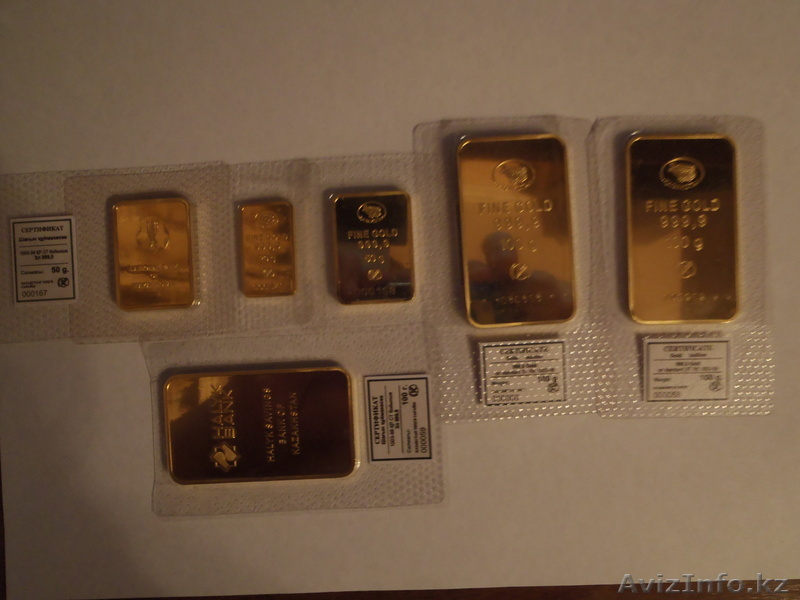 золотые слитки от халык банка - Изображение #1, Объявление #672843