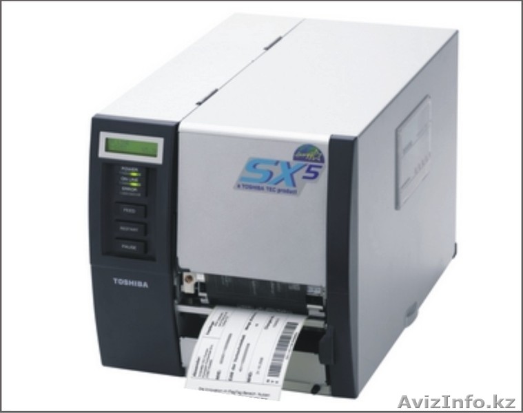 Принтер печатающий этикетки на коже, тканях, бумаге TOSHIBA SX5 RFID READY - Изображение #1, Объявление #772533