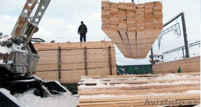 Производство и поставка пиломатериалов, доска обрезная и необрезная, б - Изображение #1, Объявление #888784