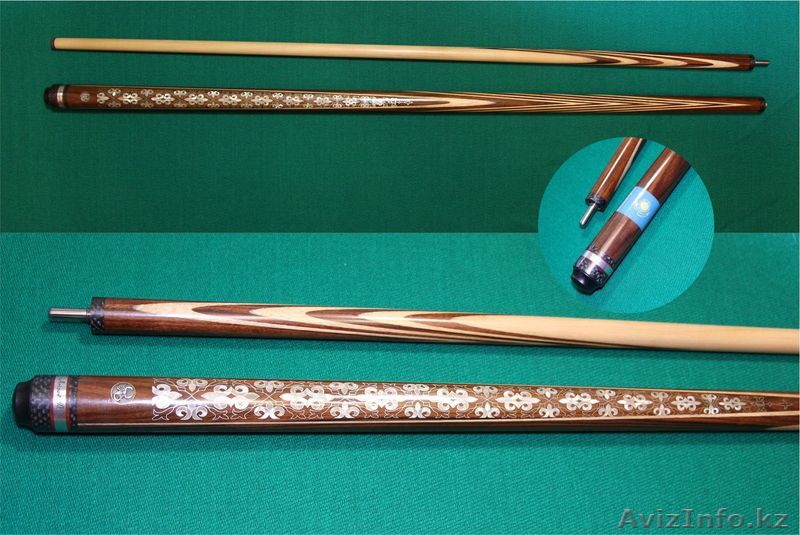 Кий ручной работы м.Арисов с инхрустацией - Изображение #1, Объявление #917335