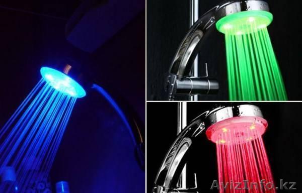 Душ с многоцветной подсветкой - Изображение #1, Объявление #924233