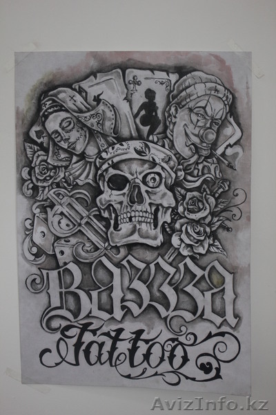Художественная татуировка Алматы - Изображение #1, Объявление #923513