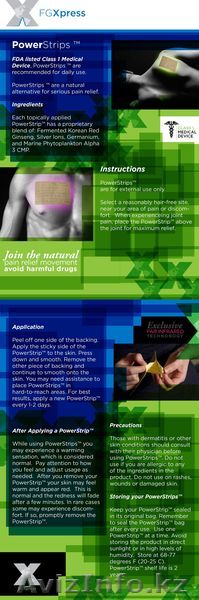 Трансдермальные пластины Power Strips для снятия боли - Изображение #1, Объявление #958156