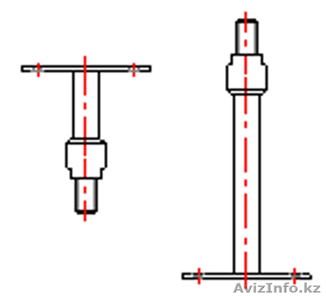 Закрепительный стержень для стеклянной стойки под обувь  - Изображение #1, Объявление #969282