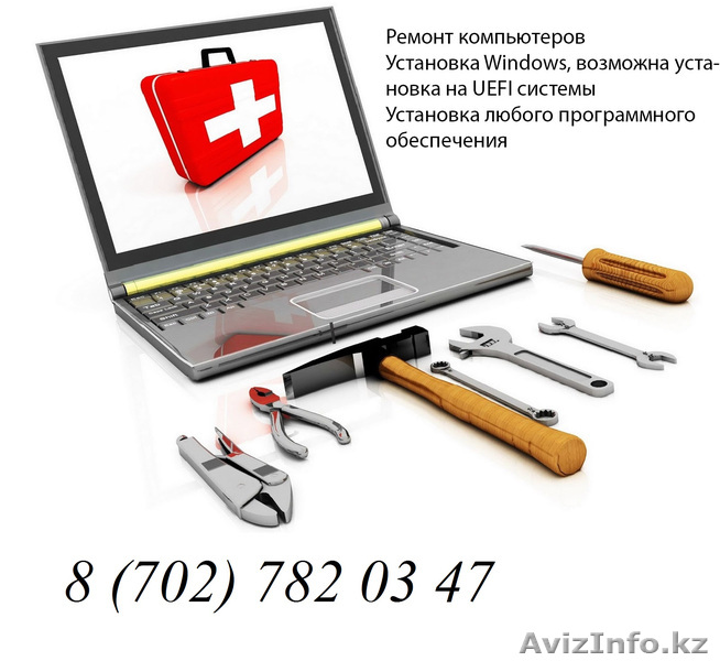 Установка операционных систем: Windows XP/7/8, Linux все по 1000 тг.  Установка  - Изображение #1, Объявление #1008046