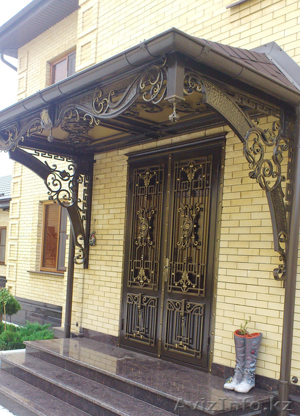 Кованые козырьки, качественно, надежно, долговечно, приемлемые цены - Изображение #1, Объявление #1044346