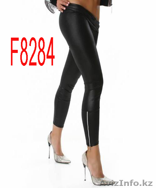 F8284-3000 тг Черные легенсы снизу на замке - Изображение #1, Объявление #1077405