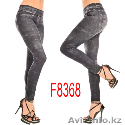  Джинсовые серые легенсы варенка - Изображение #1, Объявление #1077536