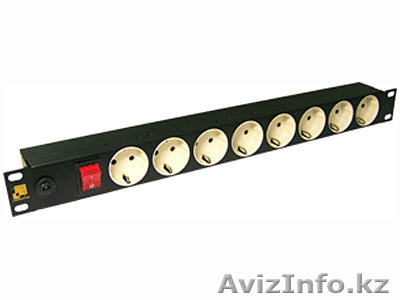 Блок сетевых розеток на 8 штук Lanmaster LAN-EP19-8P/S - Изображение #1, Объявление #1081697