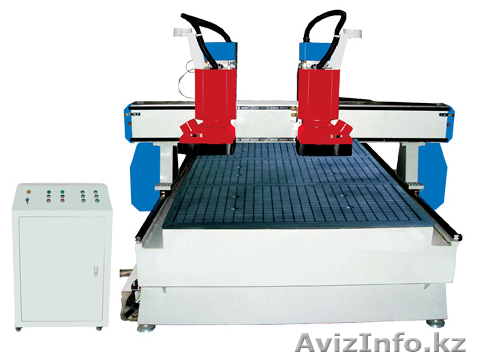 Фрезерно-гравировальный станок с ЧПУ и 2 шпинделями 1300x2500х200мм - Изображение #1, Объявление #1079079