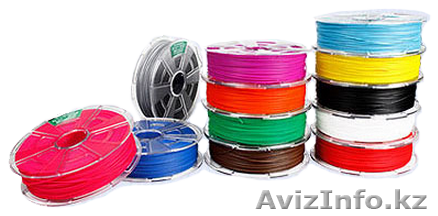 ABS пластик для 3D принтеров, бухты по 1кг, разноцветный - Изображение #1, Объявление #1078502