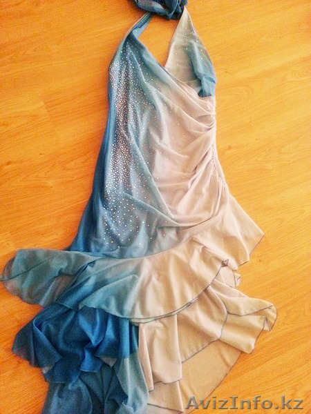 Продам вечерний бирюзовый сарафан! - Изображение #1, Объявление #1096123