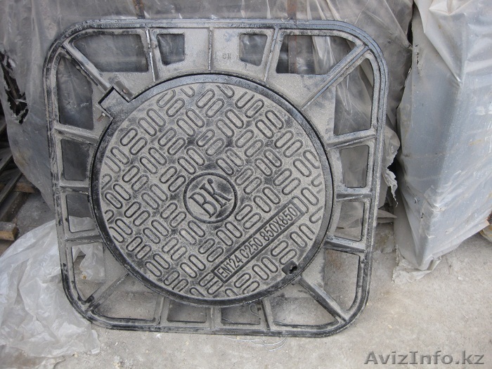 Люк из высокопрочного чугуна В125, квадратный - Изображение #1, Объявление #1111308