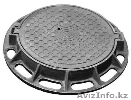 Люк чугунный С250, тип-Т, круглый с запорным устройством, ВК, ГТС, Қазазқтелеком - Изображение #1, Объявление #1110484