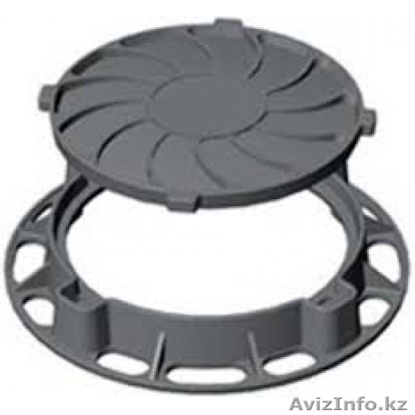Люк чугунный, тип-Л, круглый, ВК, ГТС CT-KZ - Изображение #1, Объявление #1111048