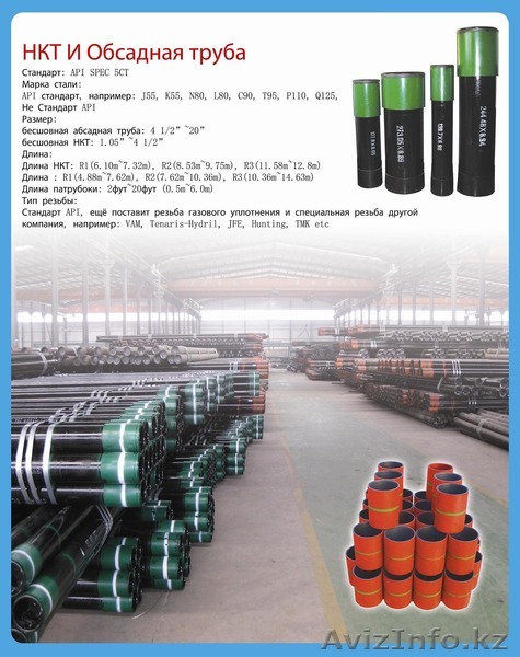 труба обсадная, насосно-компрессорная, буровая, утяжеленная и т.д - Изображение #1, Объявление #1124744