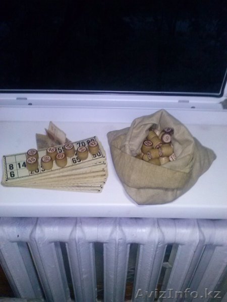 ЛОТО , СССР , 70х годов , бочонки дерево - Изображение #1, Объявление #1132366