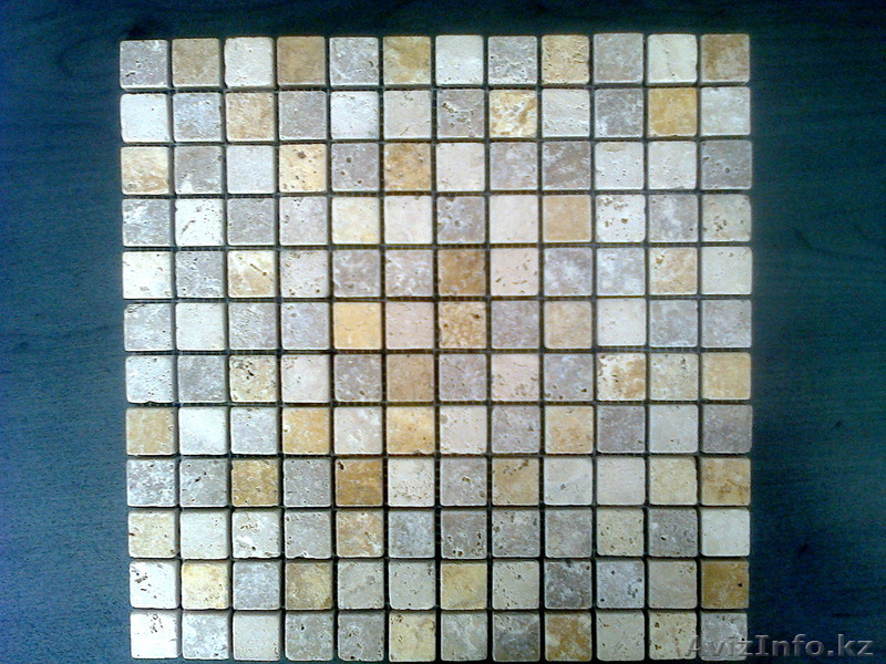 Мозаика антик из бежевого травертина  - Изображение #1, Объявление #1141123