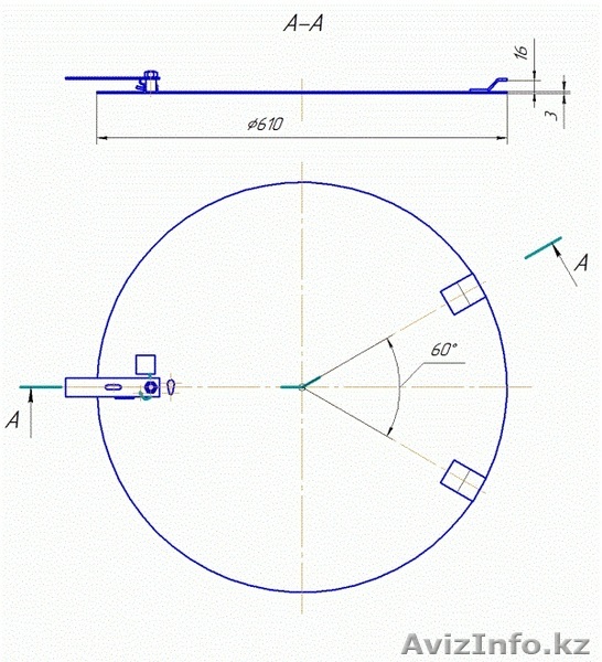 2-я внутренняя крышка из листовой стали  с замком тип «Л» и «Т»  ГОСТ 8591-76 - Изображение #1, Объявление #1179762