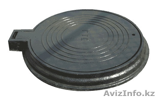 Люк чугунный телефонный ГТС тип «Л»  с шарниром с замком ГОСТ 8591-76 - Изображение #1, Объявление #1179750