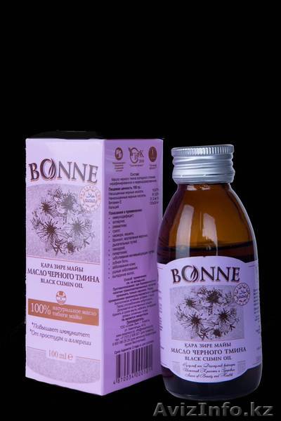 Масло черного тмина BONNE 100 ml - Изображение #1, Объявление #1192265