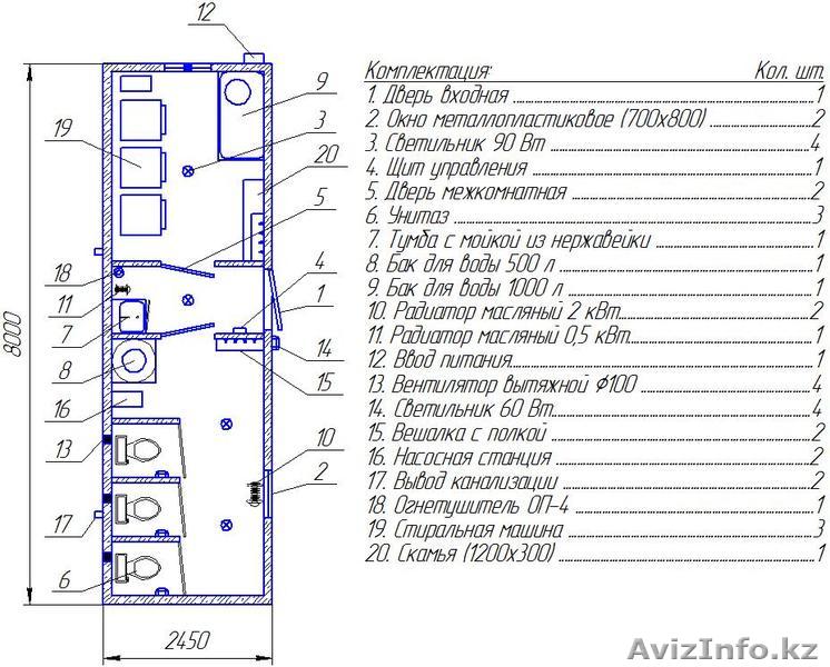 Вагон-дом "Domus" 8м санузел-прачечная - Изображение #1, Объявление #1206748