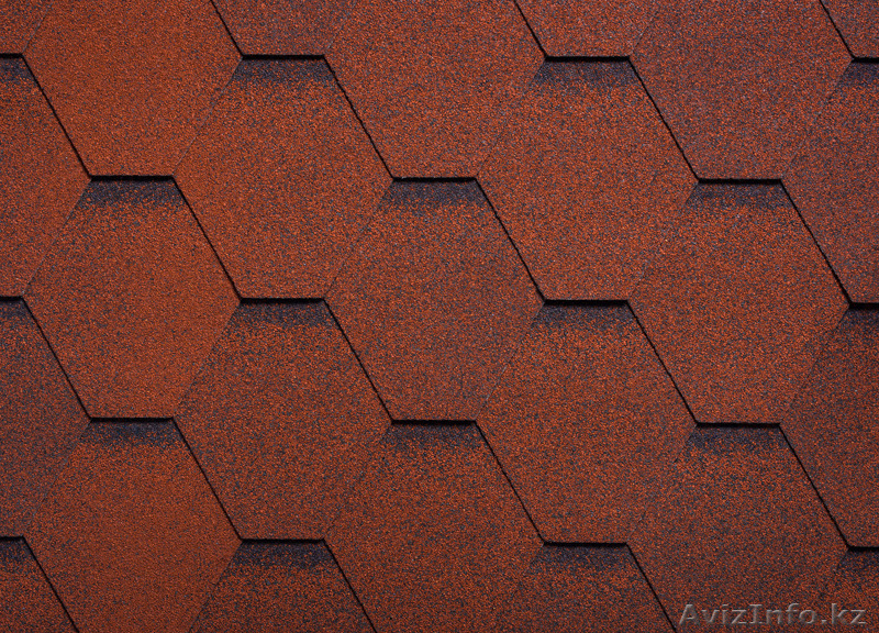 Гибкая черепица "Ruflex" SOTA - Красный крыжовник - Изображение #1, Объявление #1205838