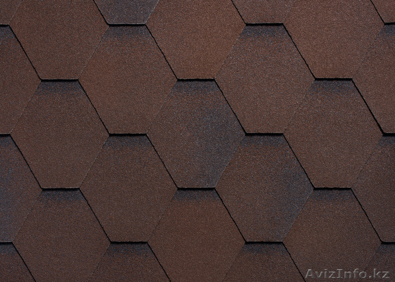 Гибкая черепица "Ruflex" SOTA - Темный шоколад - Изображение #1, Объявление #1205843