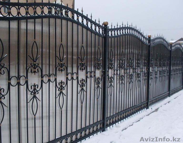 Заборы - из рабицы, из профнастила,кованые, . качественно - Изображение #1, Объявление #1225349