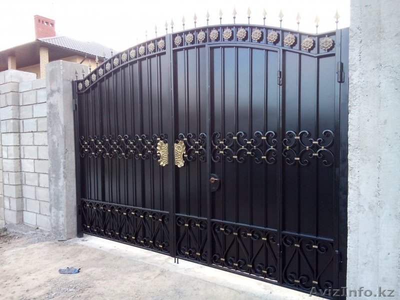 Металлические ворота "Эллада" - Изображение #1, Объявление #1230473