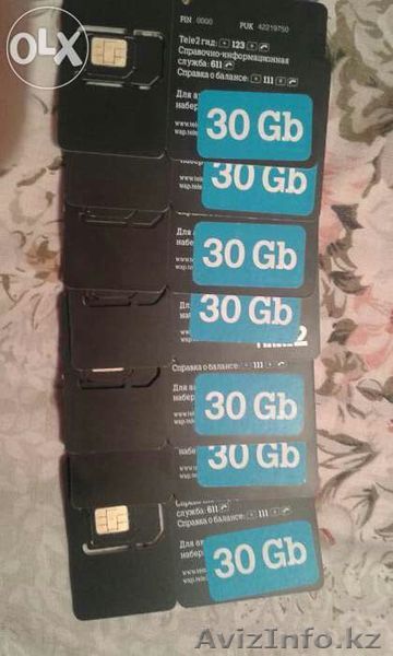 Номера Tele2 + 30 Гб - Изображение #1, Объявление #1251083