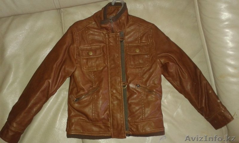 куртка кожанная на мальчика 4-6 лет - Изображение #1, Объявление #1261327