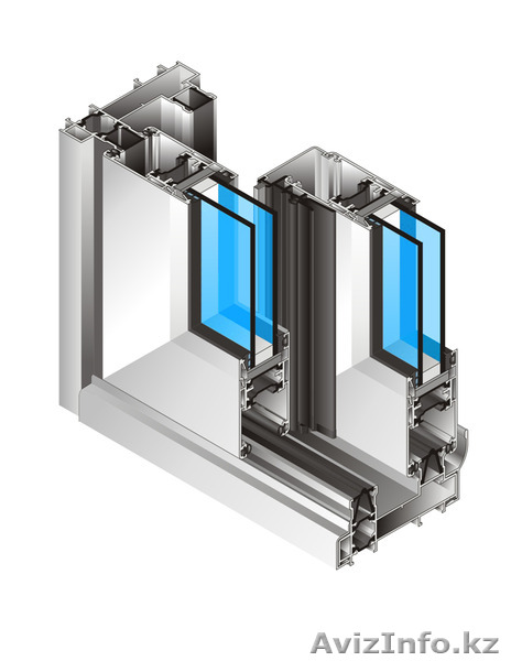 РАЗДВИЖНЫЕ ОКНА И ДВЕРИ ТЕПЛОЙ СЕРИИ ALUSTAR КПТ45 GOS-S - Изображение #1, Объявление #1263788