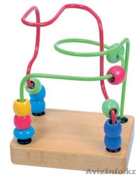 Паутинка деревянная игрушка развивающая малая код 46148 - Изображение #1, Объявление #1292502