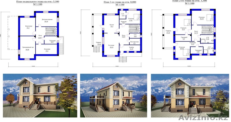 Готовый проект дома № 02-07 - Изображение #1, Объявление #1248796