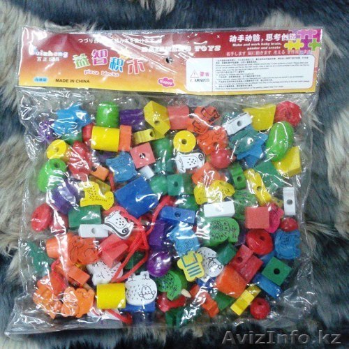 Шнуровка детская игрушка развивающая деревянная, код 34320 - Изображение #1, Объявление #1292212