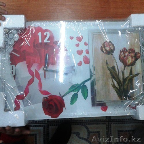 Часы стеклянные с фоторамкой 41113 - Изображение #1, Объявление #1310039